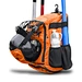 Baseball Bat Bag Backpack with Helmet Holder